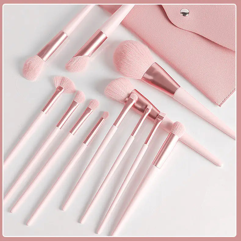 Pink Princess Makeup Brush Set