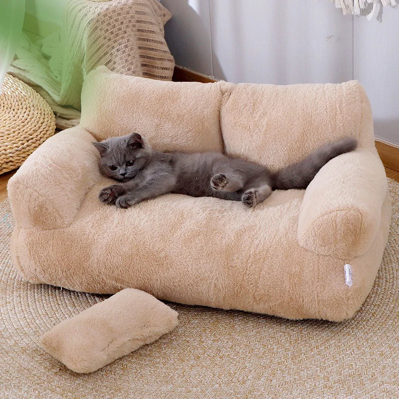 Luxury Plush Cat Bed