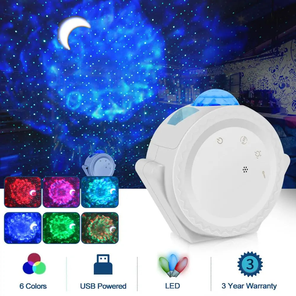 Ocean Waving Light Starry Sky Projector