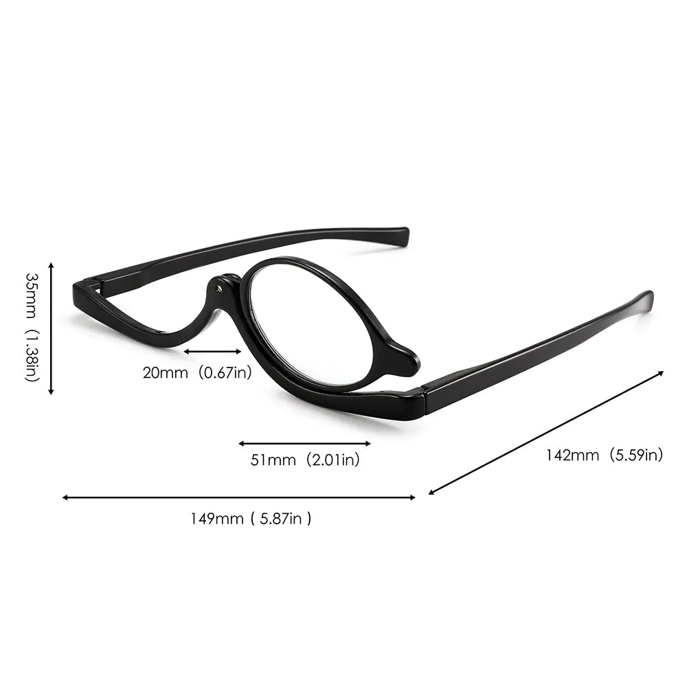 Makeup Magnifying Flip Down Glasses