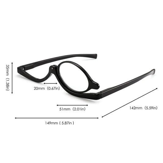 Makeup Magnifying Flip Down Glasses