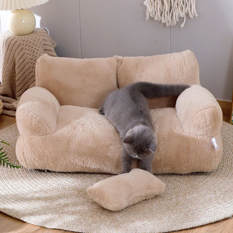 Luxury Plush Cat Bed