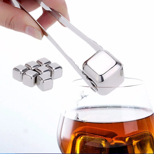 Stainless Steel Whiskey Stone Ice Cube Bar