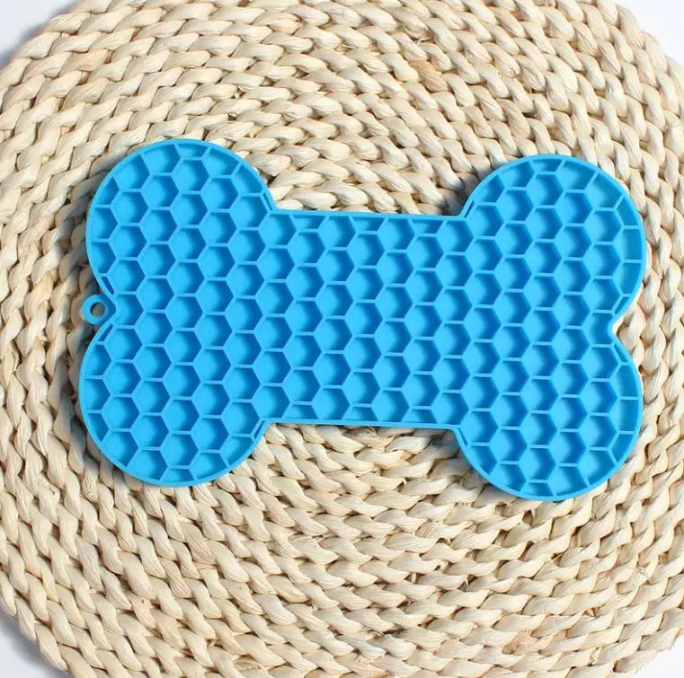 Bone Silicone Licking Dog Slow Food Mat