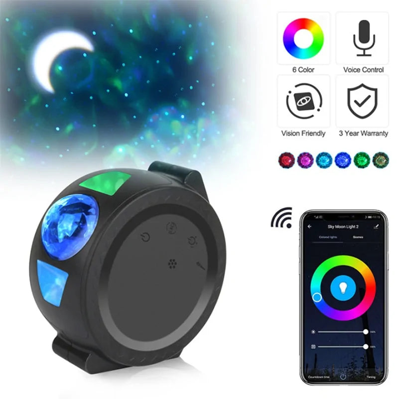 Ocean Waving Light Starry Sky Projector